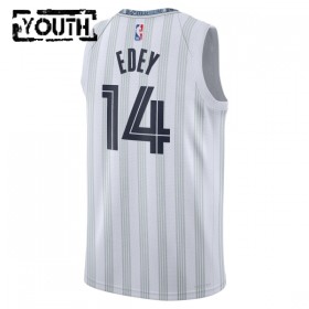 Dres Memphis Grizzlies Zach Edey Nike 2025-26 City Edition Sivo Swingman - Dječji